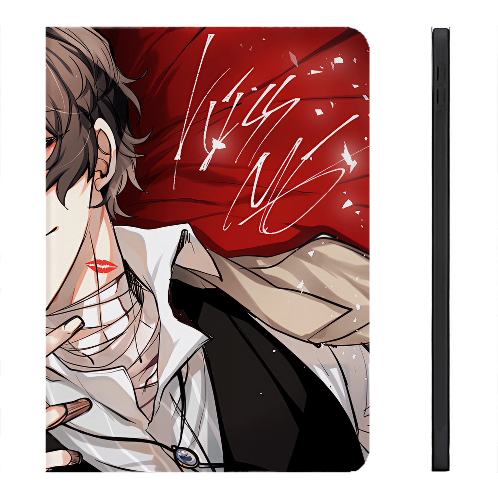 （画像用） 文豪ストレイドッグス Bungo Stray Dogs IPadケース ペンホルダー付き ブックスタイルデザイン